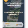 Apostila Professor Ciências Biológicas Prefeitura de Canarana MT 2023