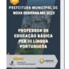 Apostila Professor De Educação Básica PEB III Língua Portuguesa Prefeitura de Nova Serrana MG 2023