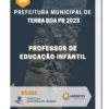 Apostila Professor de Educação Infantil Prefeitura de Terra Boa PR 2023