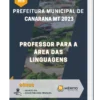 Apostila Professor para a Área das Linguagens Prefeitura de Canarana MT 2023