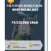 Apostila Psicólogo Cras Prefeitura de Guiricema MG 2023
