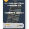 Apostila Secretário Escolar Prefeitura de Carambeí PR 2023