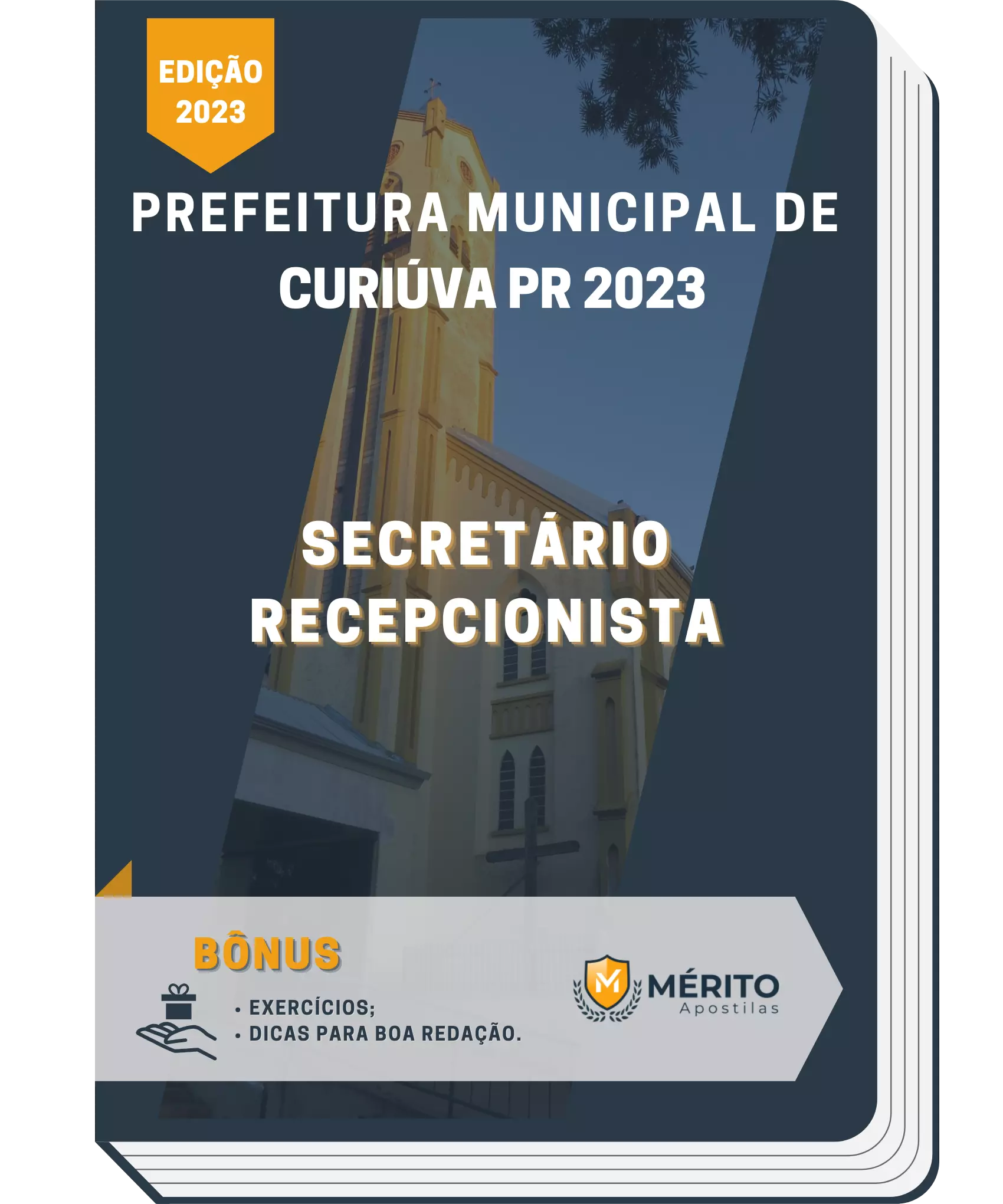 Apostila Secretário Recepcionista Prefeitura de Curiúva PR 2023