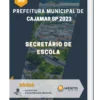Apostila Secretário de Escola Prefeitura de Cajamar SP 2023
