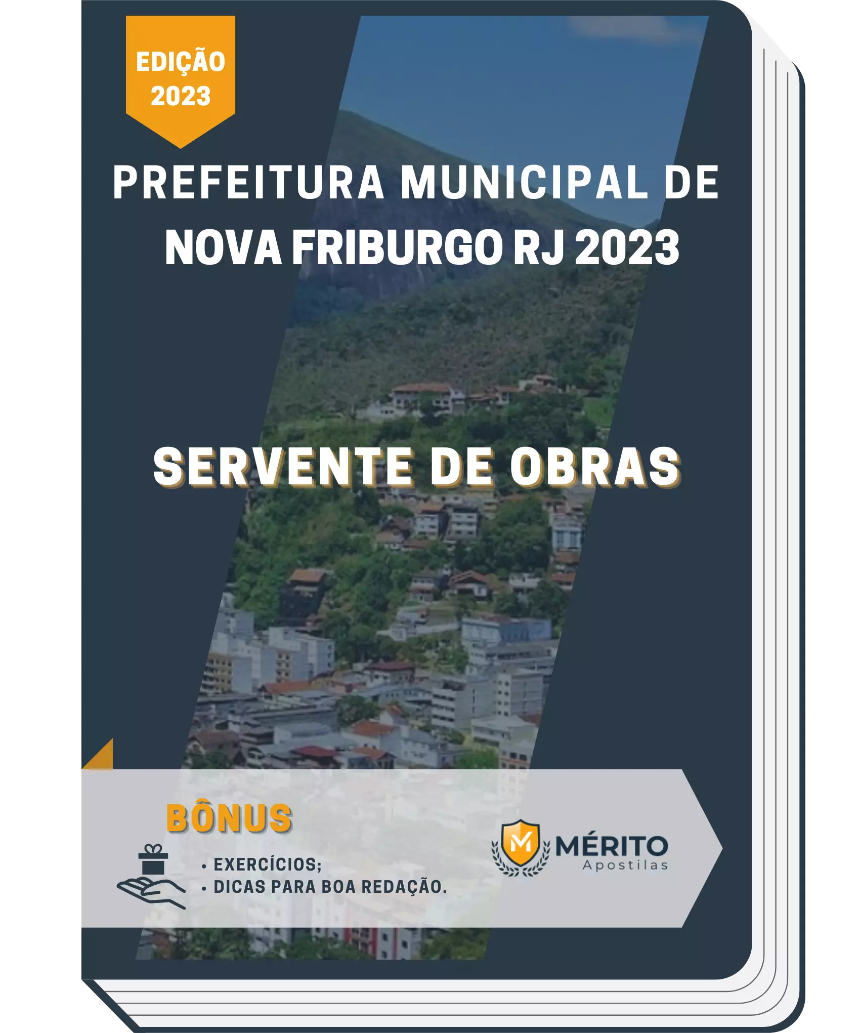 Apostila Servente De Obras Prefeitura de Nova Friburgo RJ 2023