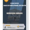 Apostila Serviços Gerais Concurso SAAE de Santa Isabel do Ivaí PR