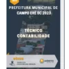 Apostila Técnico Contabilidade Prefeitura de Campo Erê SC 2023
