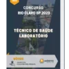Apostila Técnico de Saúde Laboratório Concurso Rio Claro SP 2023
