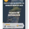 Apostila Técnico em Enfermagem Prefeitura de Benedito Novo SC 2023