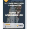 Apostila Técnico em Enfermagem do PSF Prefeitura de Pereiras SP 2023