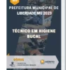 Apostila Técnico em Higiene Bucal Prefeitura de Liberdade MG 2023