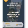 Apostila Técnico em Segurança do Trabalho Concurso Rio Claro SP 2023