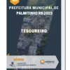 Apostila Tesoureiro Prefeitura de Palmitinho RS 2023