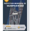 Apostila Vigia Prefeitura de Salesópolis SP 2023