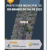 Apostila Vigia Prefeitura de Rio Branco do Ivaí PR 2023