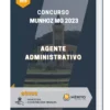 Apostila Agente Administrativo Concurso Munhoz MG 2023