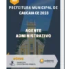 Apostila Agente Administrativo Prefeitura de Caucaia CE 2023