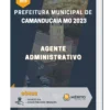 Apostila Agente Administrativo Prefeitura de Camanducaia MG 2023