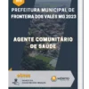 Apostila Agente Comunitário De Saúde Prefeitura de Fronteira dos Vales MG 2023