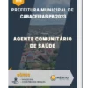 Apostila Agente Comunitário de Saúde Prefeitura de Cabaceiras PB 2023