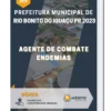 Apostila Agente De Combate Endemias Prefeitura de Rio Bonito do Iguaçu PR 2023