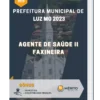 Apostila Agente De Saúde II Faxineira Prefeitura de Luz MG 2023