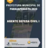 Apostila Agente Defesa Civil I Prefeitura de Parauapebas PA 2023