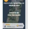 Apostila Agente de Contratação Prefeitura de Sales SP 2023