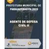 Apostila Agente de Defesa Civil II Prefeitura de Parauapebas PA 2023