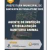 Apostila Agente de Inspeção e Fiscalização Sanitária Animal Prefeitura de Santa Rita do Trivelato MT 2023