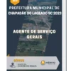 Apostila Agente de Serviço Gerais Prefeitura de Chapadão do Lageado SC 2023