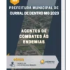 Apostila Agentes de Combates às Endemias Prefeitura de Curral de Dentro MG 2023