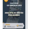Apostila Analista De Gestão Publicidade Concurso CET Santos SP 2023