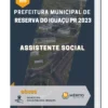 Apostila Assistente Social Prefeitura de Reserva do Iguaçu PR 2023