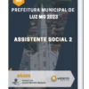 Apostila Assistente Social 2 Prefeitura de Luz MG 2023