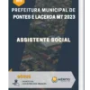 Apostila Assistente Social Prefeitura de Pontes e Lacerda MT 2023