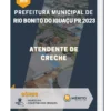 Apostila Atendente De Creche Prefeitura de Rio Bonito do Iguaçu PR 2023
