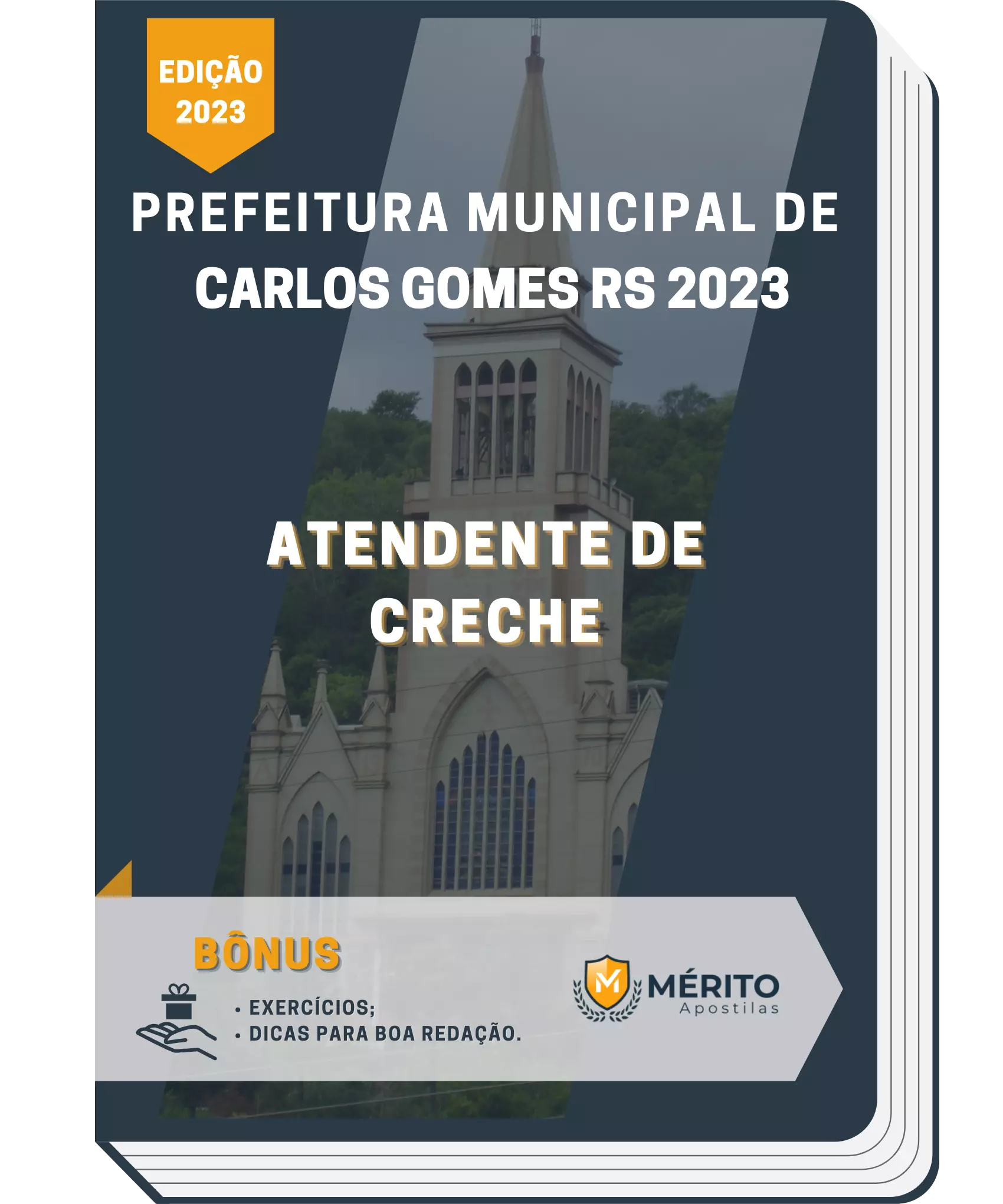 Apostila Atendente de Creche Prefeitura de Carlos Gomes RS 2023