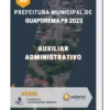 Apostila Auxiliar Administrativo Prefeitura de Guaporema PR 2023