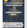 Apostila Auxiliar De Saúde Bucal Prefeitura de Camanducaia MG 2023