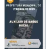 Apostila Auxiliar De Saúde Bucal Prefeitura de Itaiçaba CE 2023