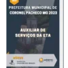 Apostila Auxiliar De Serviços Da ETA Prefeitura de Coronel Pacheco MG 2023