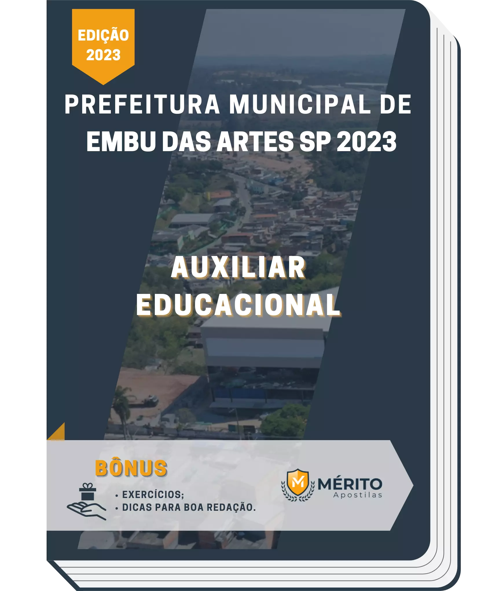 Apostila Auxiliar Educacional Prefeitura de Embu das Artes SP 2023