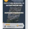 Apostila Auxiliar Financeiro Prefeitura de Antônio Dias MG 2023