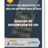 Apostila Auxiliar de Enfermagem do ESF Prefeitura São Luiz do Paraitinga SP 2023