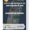 Apostila Auxiliar de Ensino Prefeitura de Santa Helena SC 2023