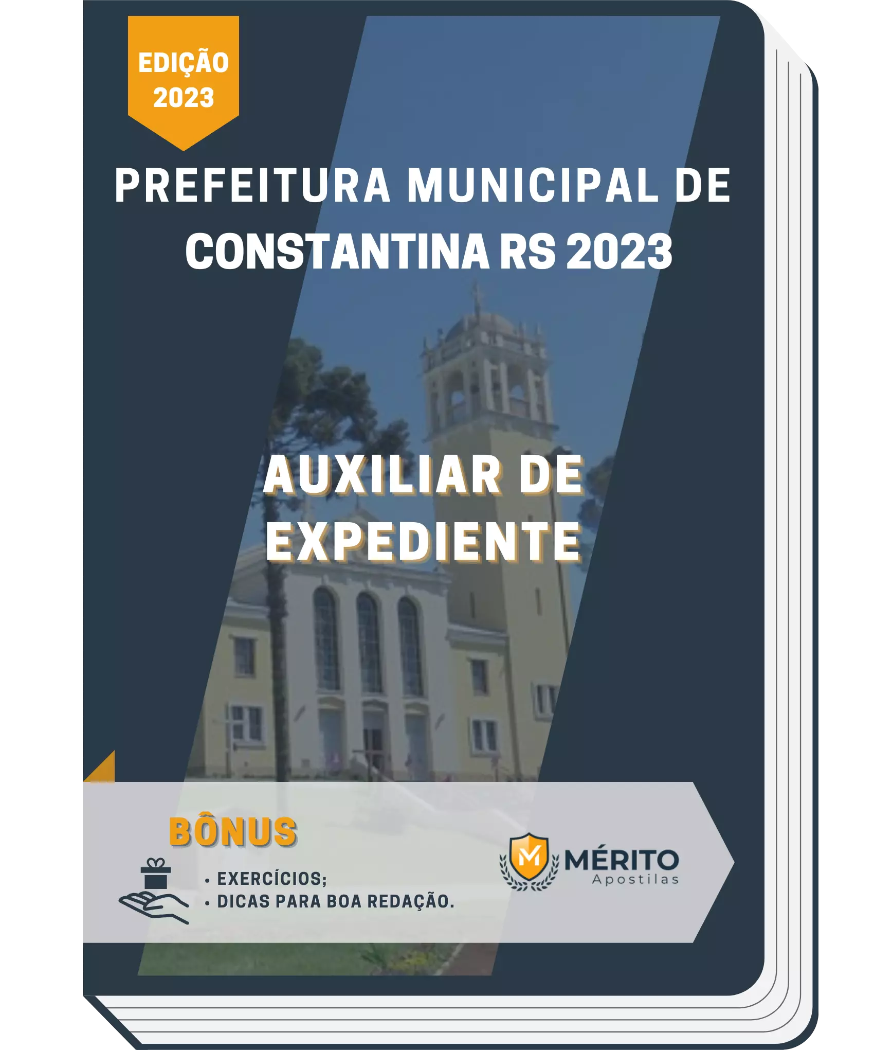 Apostila Auxiliar de Expediente Prefeitura de Constantina RS 2023