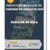 Apostila Auxiliar de Sala Prefeitura de Chapadão do Lageado SC 2023