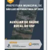 Apostila Auxiliar de Saúde Bucal do ESF Prefeitura São Luiz do Paraitinga SP 2023