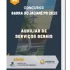 Apostila Auxiliar de Serviços Gerais Concurso Barra do Jacaré PR 2023